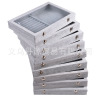 Polyurethane glossy jewelry, ring, box, earrings, wooden storage system, stand, props, European style