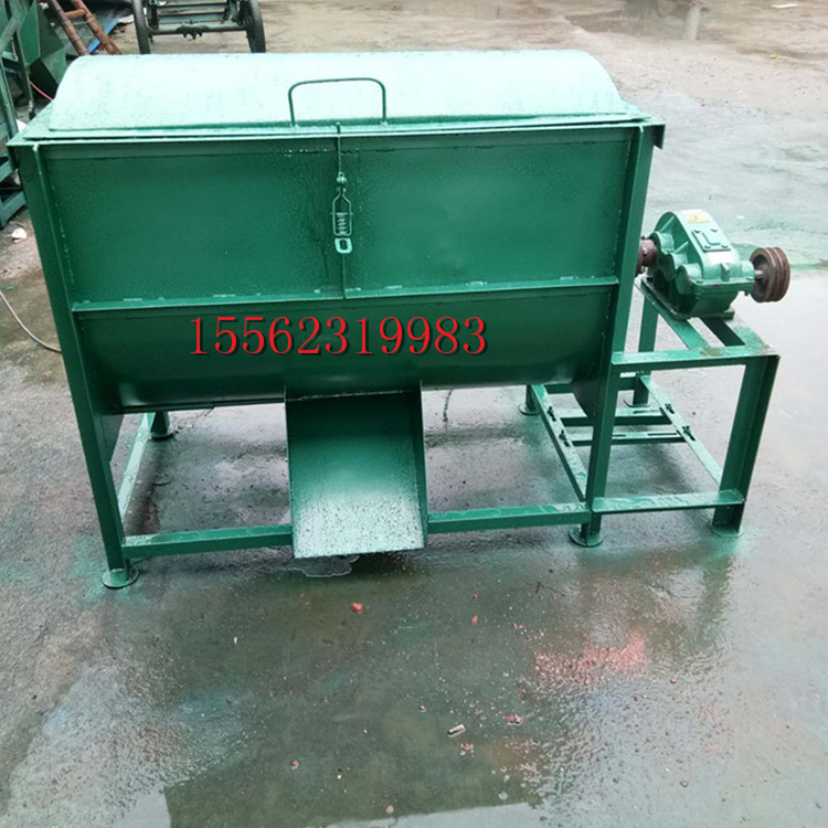 大型饲料粉碎搅拌机组 新款卧式饲料搅拌混合机批量供应