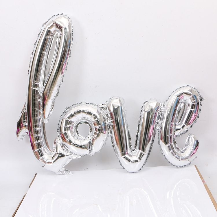 Wedding Decoration Proposal Confession Holiday Aluminum Film Solid Color One-piece Love Balloon display picture 3