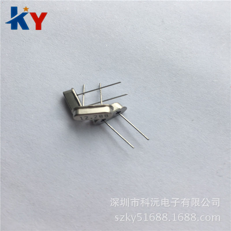 供应 直插无源两脚石英晶振 12.288MHZ HC-49S 量大价优
