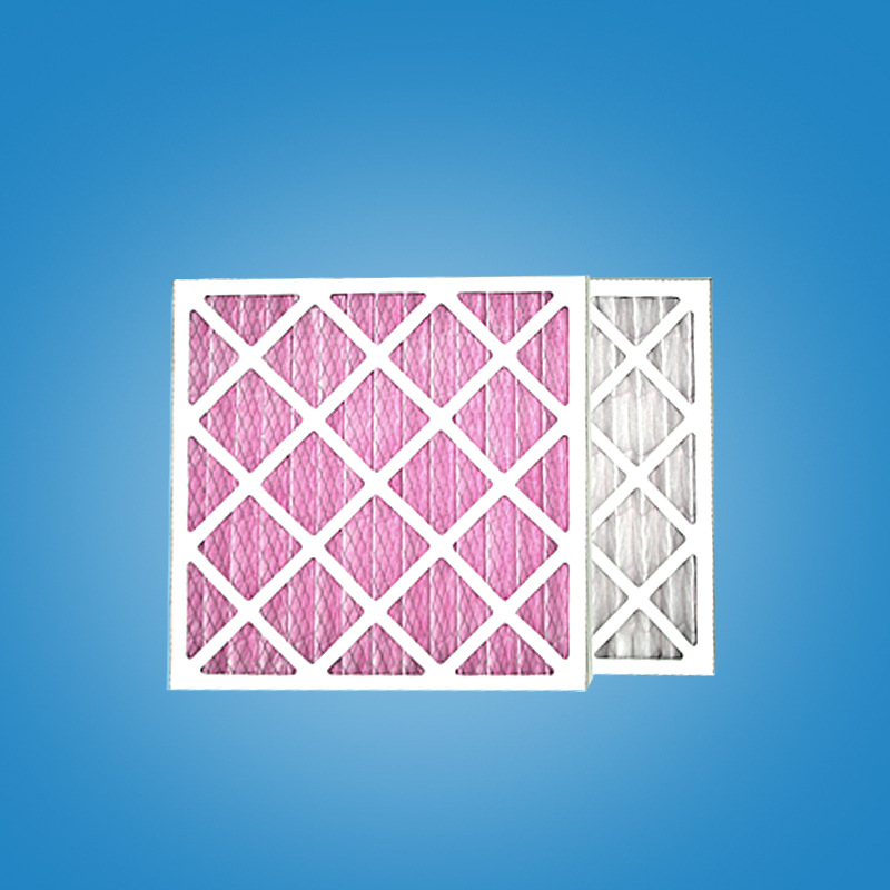 广州厂家直销 F7中效过滤网 纸框折叠式中效过滤器