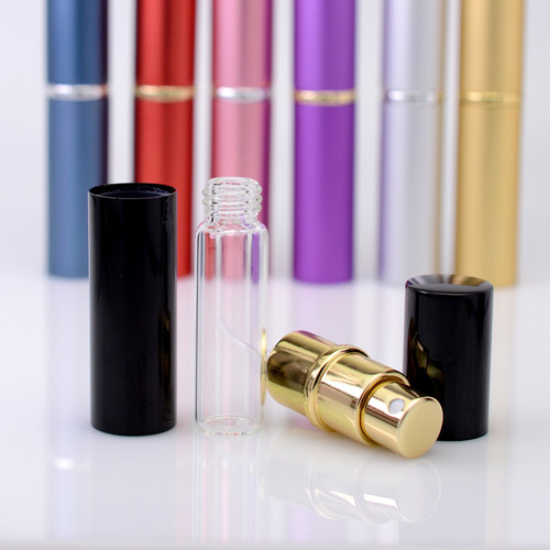 Perfume bottle wholesale 5ml portable refill bottle spray bottle glass liner toner cosmetic spray