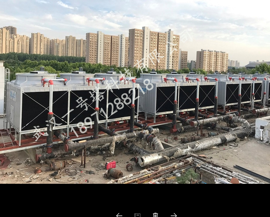 湖北厂家直销加工定制圆形方形冷却塔高温冷却塔工业冷却塔