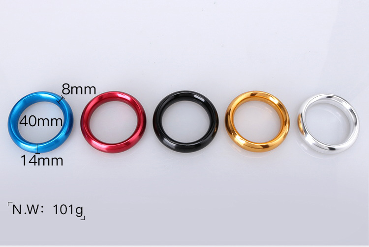 Metal Cock Ring in Gold