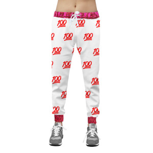 3D pants for men 100 minutes Emoji pants sports pants