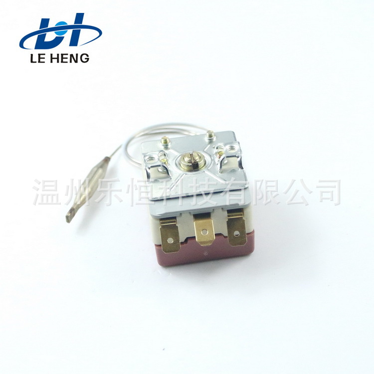 全国包邮厂家供应单点平头2只个插脚220V16A EGO膨胀式限温温控器