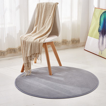 批发长短毛珊瑚绒 地毯 圆卧室床边电脑椅吊藤椅瑜伽地垫