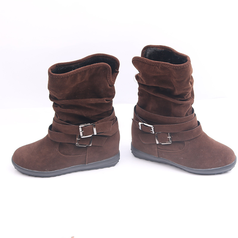 Bottes femme CHAOWANG en Daim - Ref 3355208 Image 14