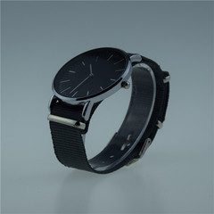 New AliExpress Men's Watch Nylon Strap Fashion Simple Canvas Band Watch Casual Trendy Quartz Watch