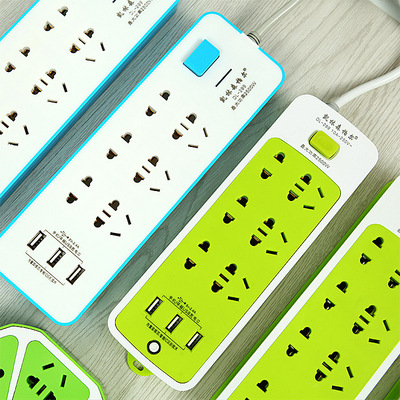 插排usb 家用智能插座壹件代發 手機充電創意插線板微商代銷包郵