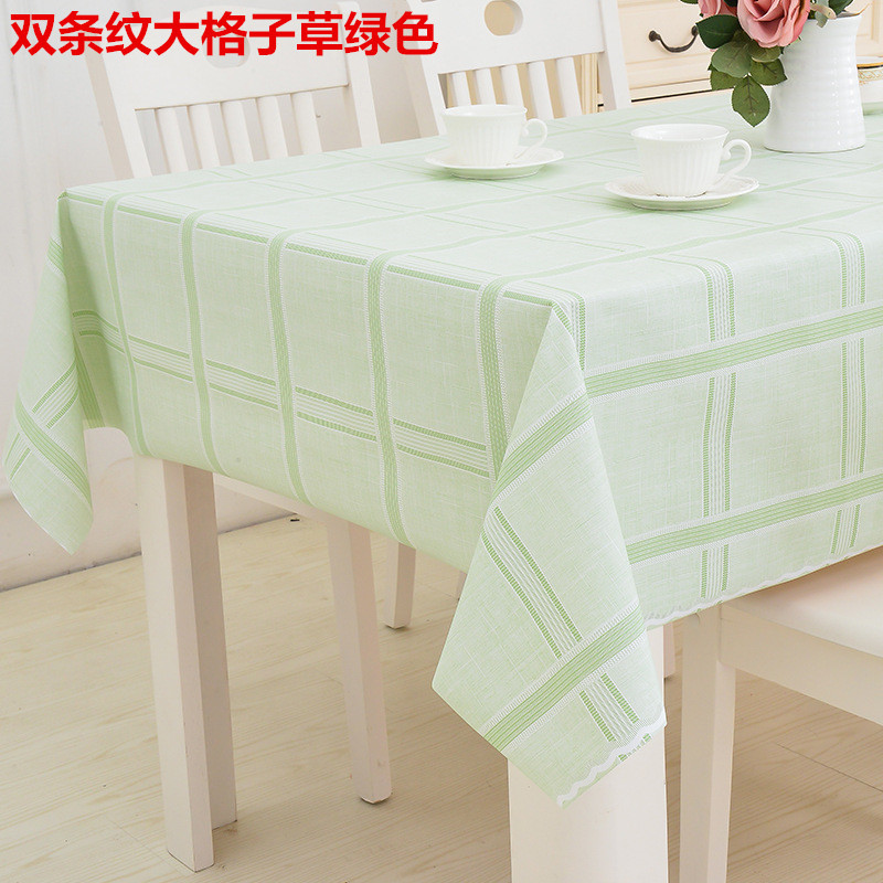 2双条纹大格子草绿色