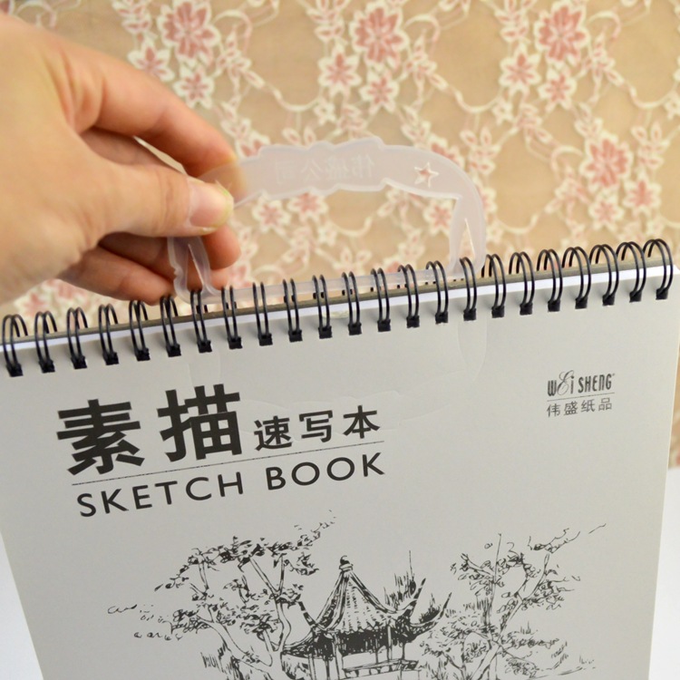 伟盛素描速写本 a4手提速写本 美术素描本涂画本 绘画本 写生本A4-阿里巴巴