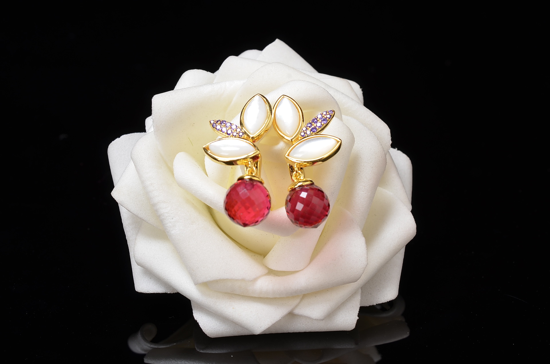 天然琥珀蜜蠟耳墜/套裝EZ92