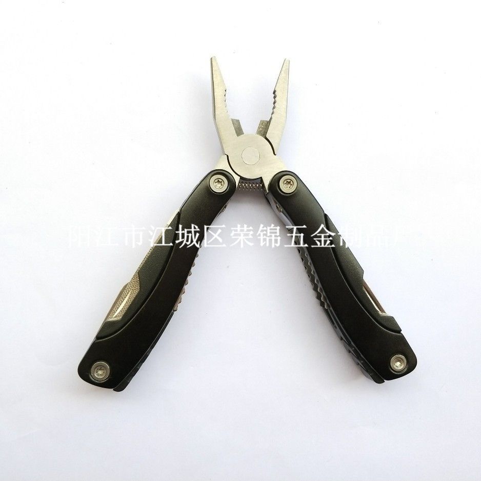 不锈钢多功能折叠钳子 大号户外工具钳野营组合刀钳 户外求生装备