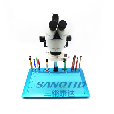 300*400mm 三目體式顯微鏡連續變倍7X-180X 手機主板維修