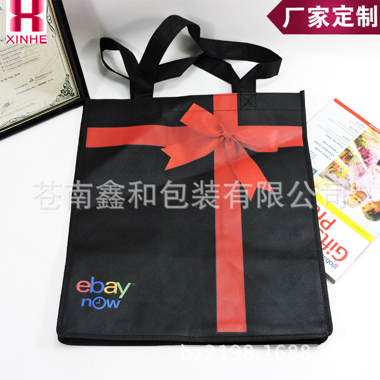 源头厂家覆膜无纺布包装袋 手提购物袋 公司促销广告礼品袋