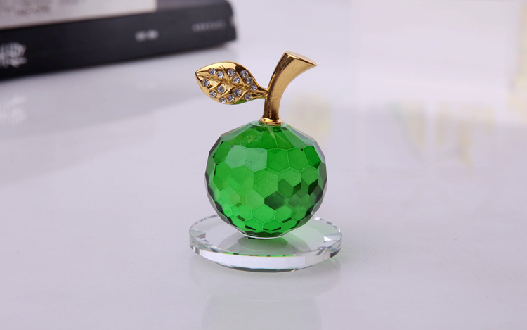 Simple Style Apple Crystal Casual Daily Ornaments display picture 6