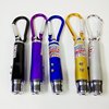 Small flashlight, lamp with laser, three in one