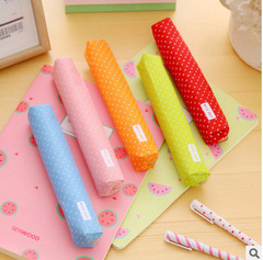 Direct Sales from Manufacturer - South Korean Stationery Long Striped Candy Color Pencil Case Creative Pencil Pouch for Students and Girls
