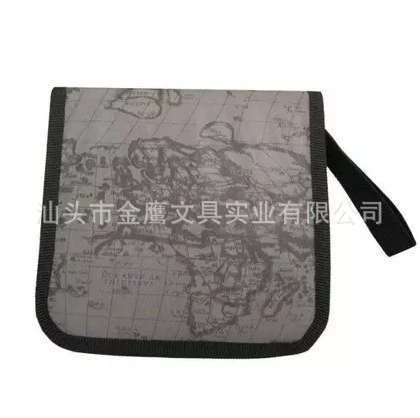 Golden Eagle Ретро Карта узор CD сумка 40 CD сумка для хранения дисков мини сумка для хранения