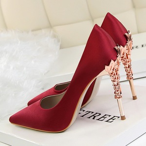 Heel shoes thin heel high heel shallow mouth pointed