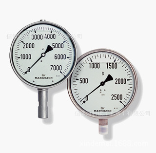 超高压压力表0-10,000 bar