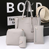 Bucket, polyurethane set, one-shoulder bag, European style, 4 piece set, wholesale