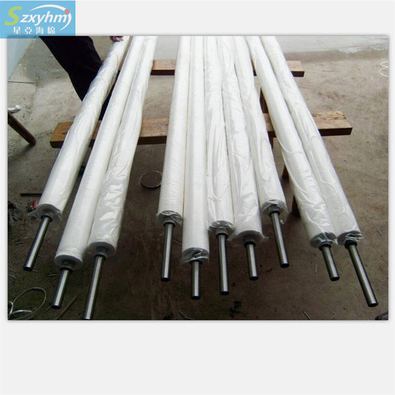 供应PVA吸水海绵片材PVA海绵管泡棉柱子吸水不漏水清洗滚轮