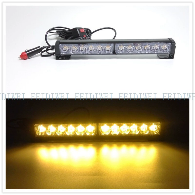 906-12W полосы светодиодные вспышки света полосы палку свет палку высокой мощности Светодиодный свет крыши короткий ряд