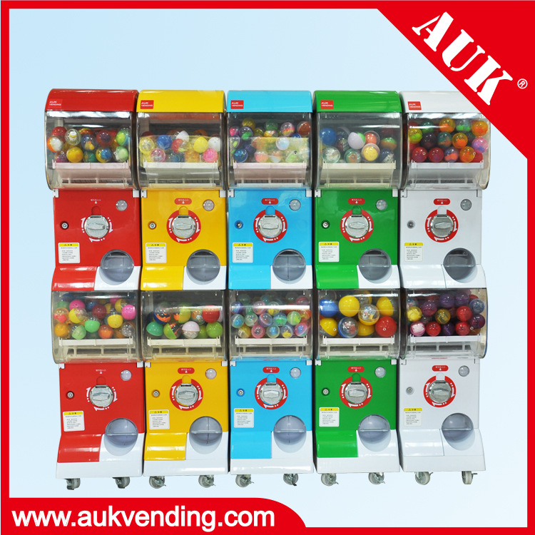 双层豪华扭蛋机，一元32号弹力球机，代币75mm扭蛋机，一体机