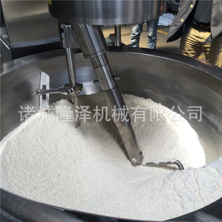 源头厂家行星搅拌夹层锅全自动火锅底料炒锅电磁加热夹层锅