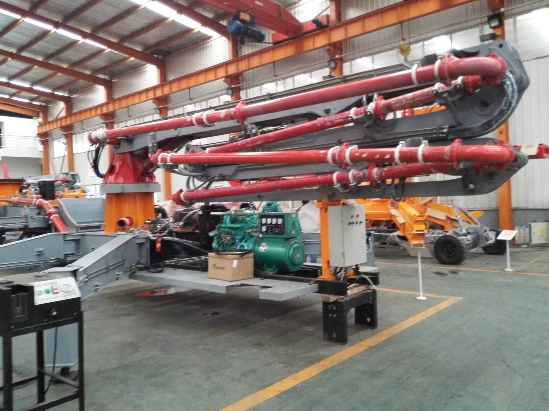 21米车载式液压布料机 车载布料机 混凝土布料机车载  液压布料机