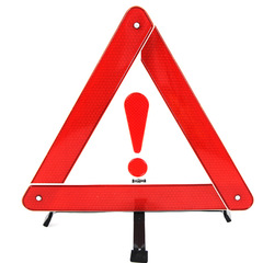Car tripod warning sign tripod reflective vertical folding car danger sign fire extinguisher set car