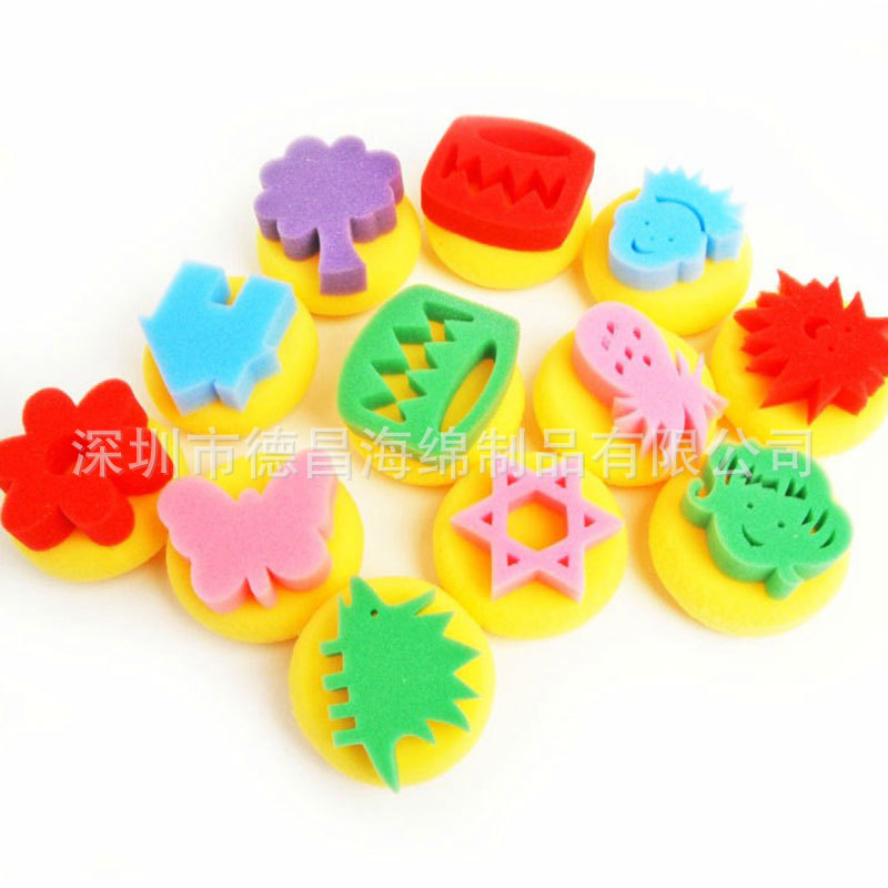 深圳市厂家供应 海绵蘑菇头 立体造型海绵动物 清洁沐浴海绵