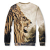 Spring and summer Baseball Shirt sleeve T-shirt sweater head lion lion brand in the movement of European and American fo