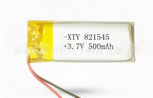 供应3.7V聚合物电池821545 500毫安充电电池 数码相机锂电池