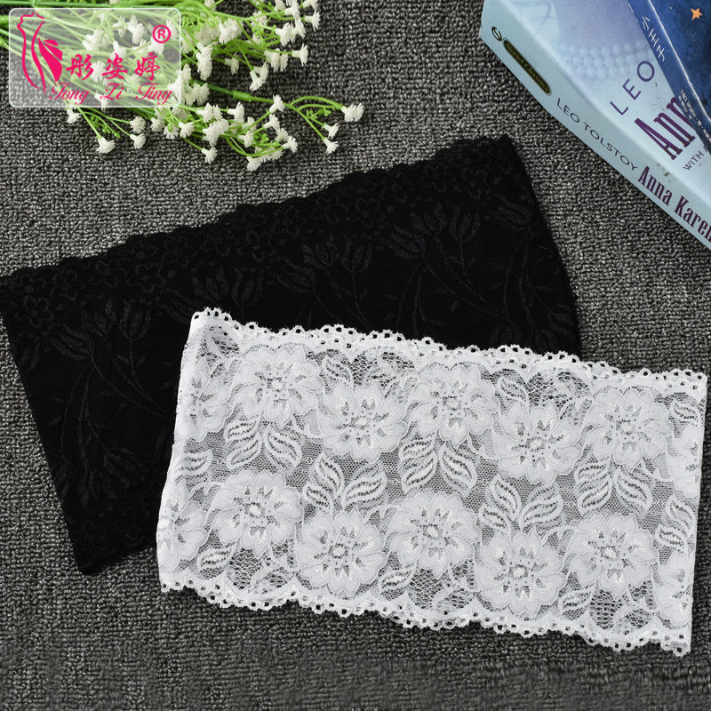 外贸杂款性感防走光蕾丝花边打底单层无胸垫裹胸抹胸学生背心批发