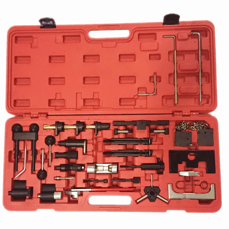 出口品质34件套 大众奥迪正时工具组 组合工具 车载工具 汽修工具