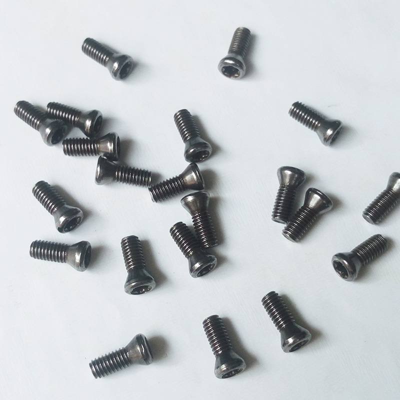 灰白色M5系列 12.9级数控刀具配件螺丝刀把刀杆梅花螺丝钉