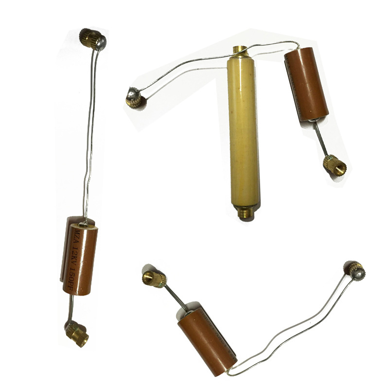 15KV150PF带引线陶瓷芯棒电容 高频高压耐温交流电容器