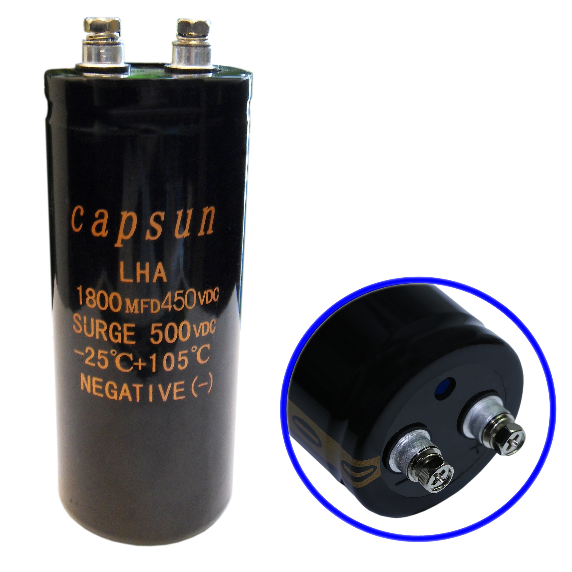 深圳厂家供应450V1800UF变频器用铝电解电容器CAPSUN 品质保证