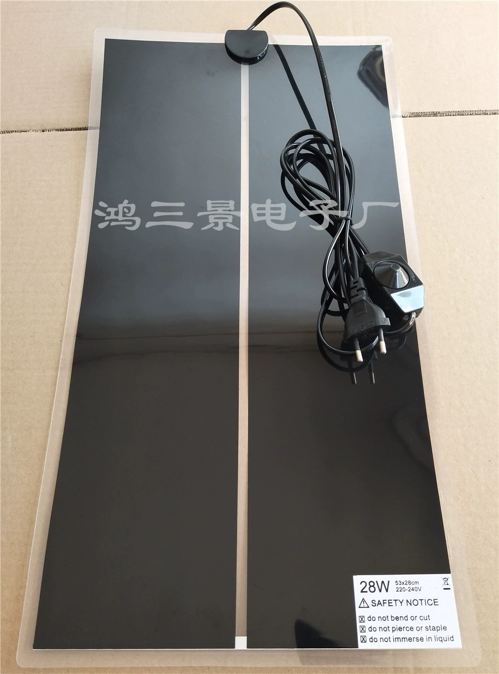 В наличии оптовая продажа с фабрики гусеничная грелка для домашних животных PTC инфракрасная грелка 53*28 см с регулировкой температуры 28 Вт