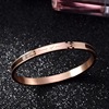 Bracelet stainless steel for beloved, Korean style, English