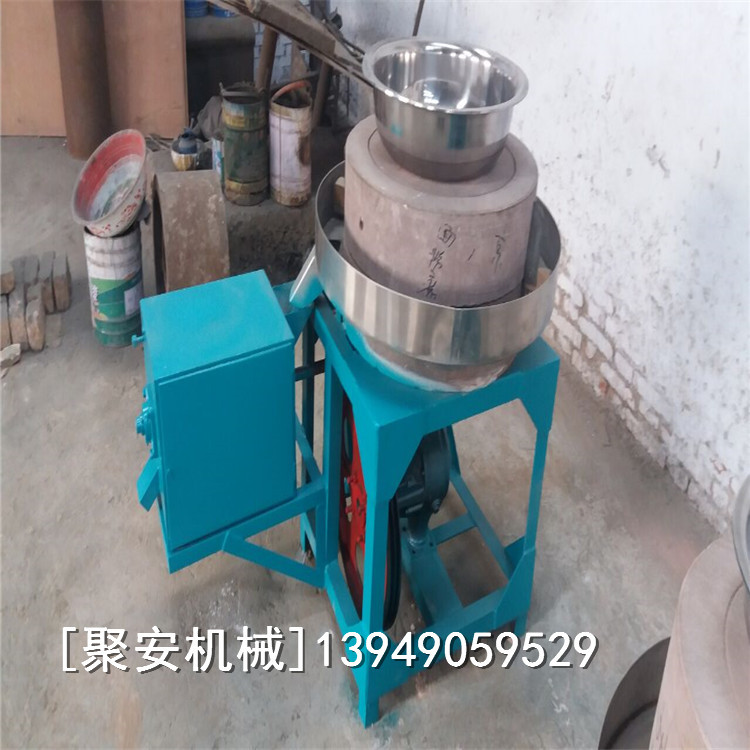 专业生产 低速研磨石磨面粉机 多功能石磨机 黄豆大米石磨机