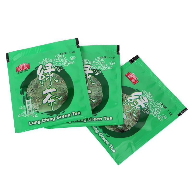 酒店宾馆用品客栈民宿客房一次性袋泡开古红绿茶 铜版纸定制LOGO|ms
