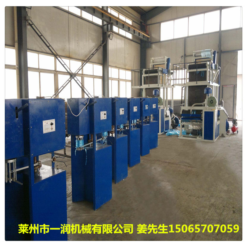 立式风冷撕裂膜拉丝制绳设备 双层撕裂膜捆扎绳拉丝制绳成套机组