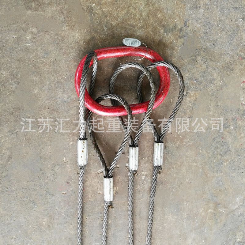 组合吊具25t3m、压铝吊索具20t4m、三叉吊索具 钢丝绳索具