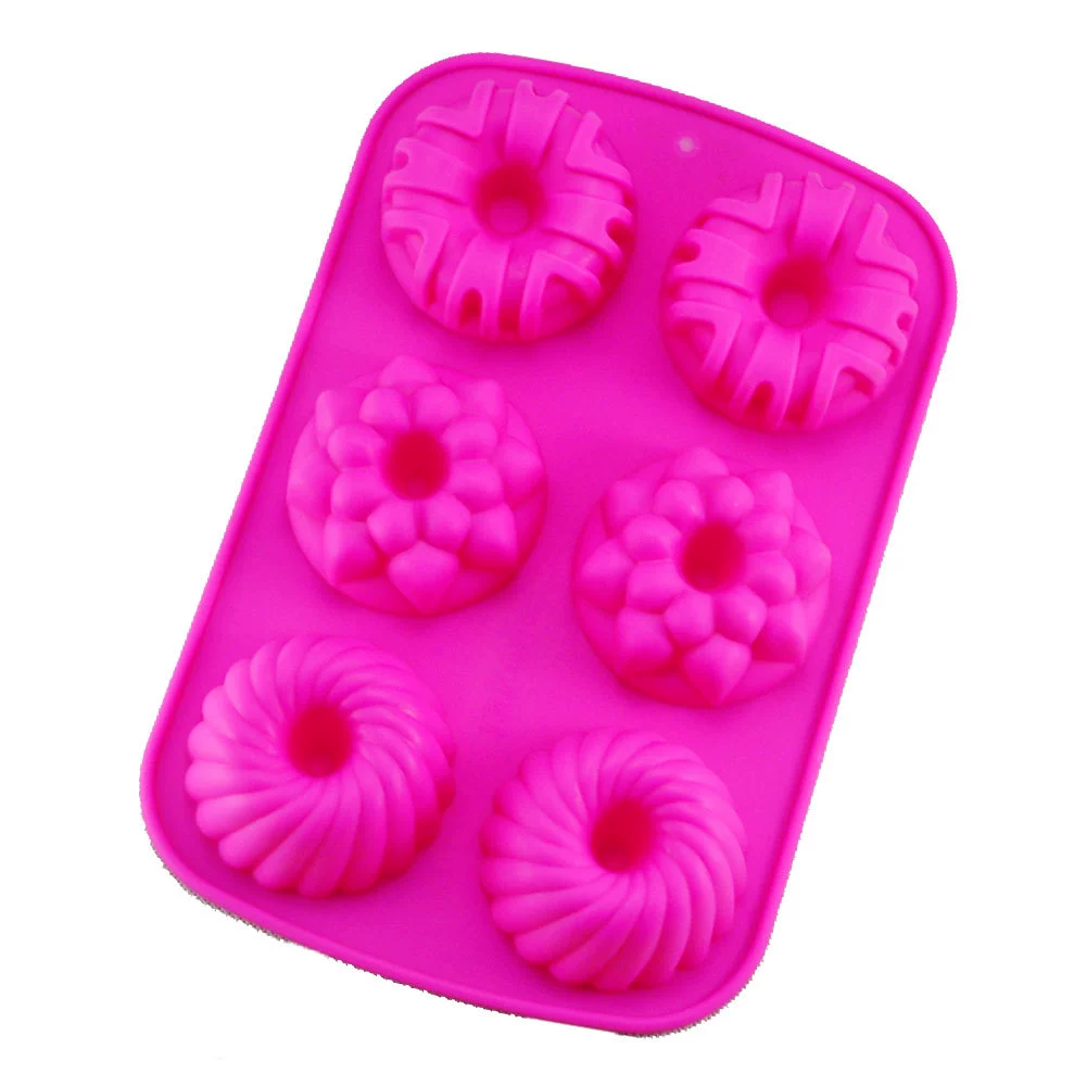 [lycansoul食品级硅胶蛋糕模具DIY烘焙西点花型器具微波炉烤箱专用]