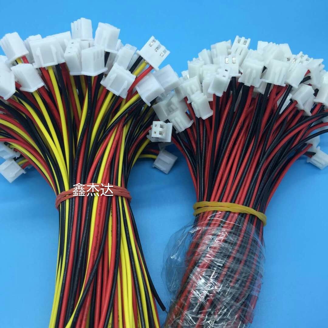 厂家热销LED连接线灯饰线 照明灯线束 2.54间距xh2p3p4P 端子线-阿里巴巴