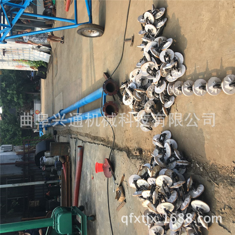 陶瓷粉链式送料机不锈钢米粉管链提升机  可拐弯定做